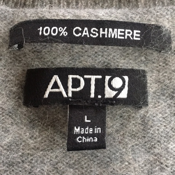 Apt. 9 Cashmere Argyle Sweater - Picture 4 of 6